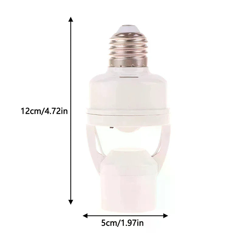 360 Degrees Human Induction Motion Sensor Lamp Socket Base AC85-265V Delay Time Switch E27 Base Holder Socket Adapter Oasis Select
