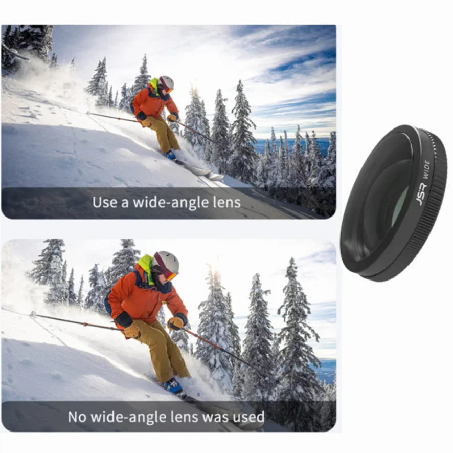 185° Wide Angle Lens for DJI Osmo Nano – Quick-Release Metal