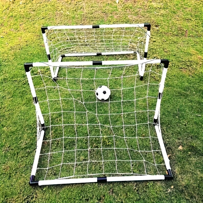 1 set Folding Soccer Goal Door Frame, Portable Indoor/Outdoor Soccer Net,Detachable Training Equipment, PP Material, Soccer Ball Oasis Select