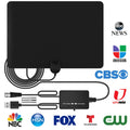 2025 Newest TV Antenna Indoor Long Range Digital HD Local Channels for Smart TV Easy Installation Auxiliary Receiver Oasis Select black