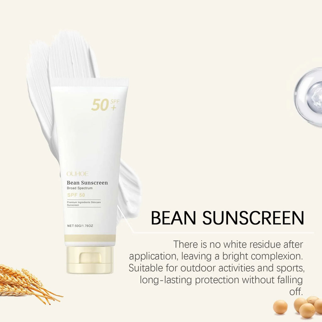 SPF 50+ Mild Moisturizing Sunscreen Soothe Cool Sunblock UVA/UVB Brighten Anti Oxidate Sun Prevent Sunburn Moisturize Sunscreen Oasis Select