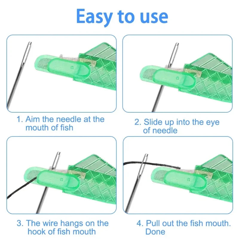 Automatic Needle Threader DIY Tool Home Hand Sewing Machine Device Thread Auto Needle Cross Stitch Sewing Accessories Oasis Select