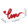 Red LOVE Letters Table Ornaments Happy Valentines Day Atmosphere Decor Wedding Proposal Props Love Gift Tabletop home Decor Oasis Select Red