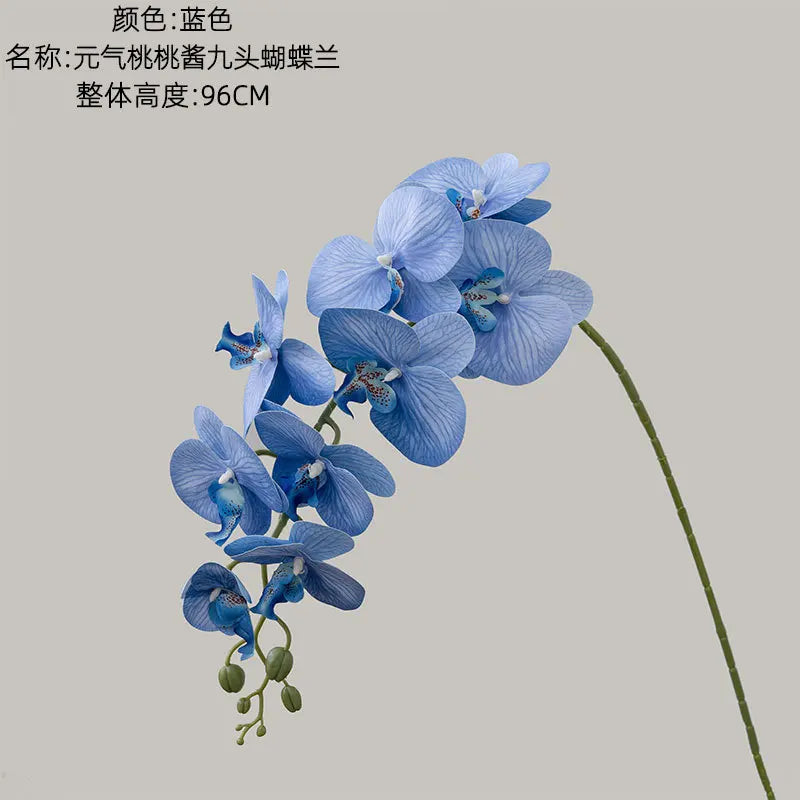 Real Touch Artificial Orchid Home Decor Wedding Decoration Oasis Select Blue