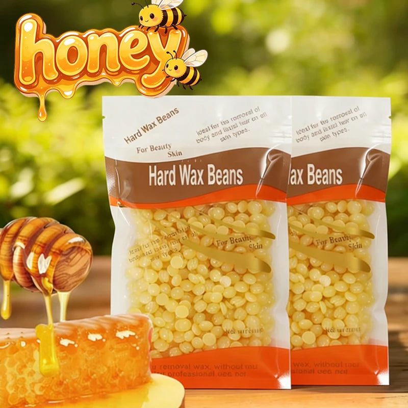 2026 Hard Wax Beans 50/200/500g for Wax Heater Painless Depilatory Body Hair Removal for Bikini Area Face And Body Oasis Select