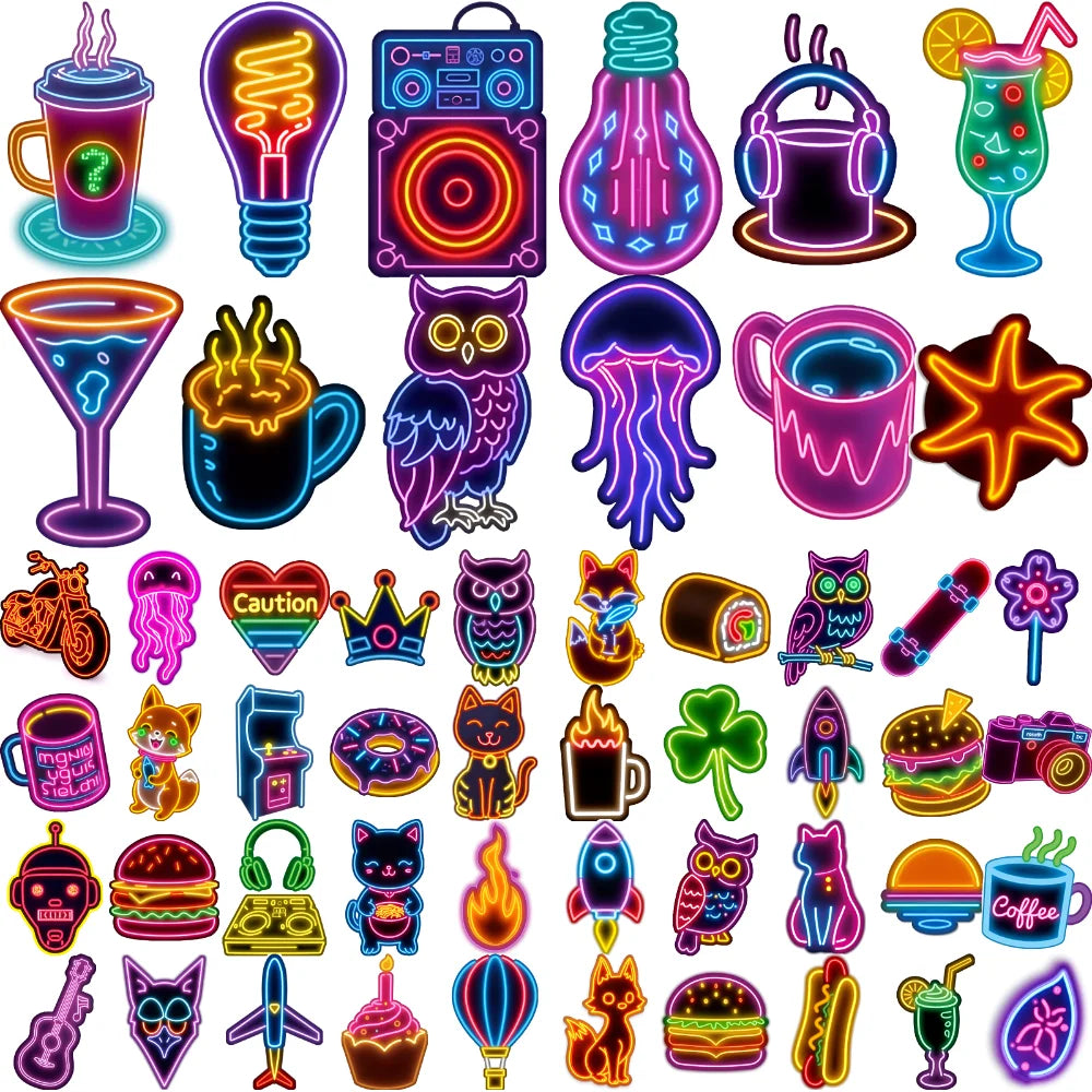 63-Piece Waterproof Temporary Tattoo Stickers – Fun Body Art