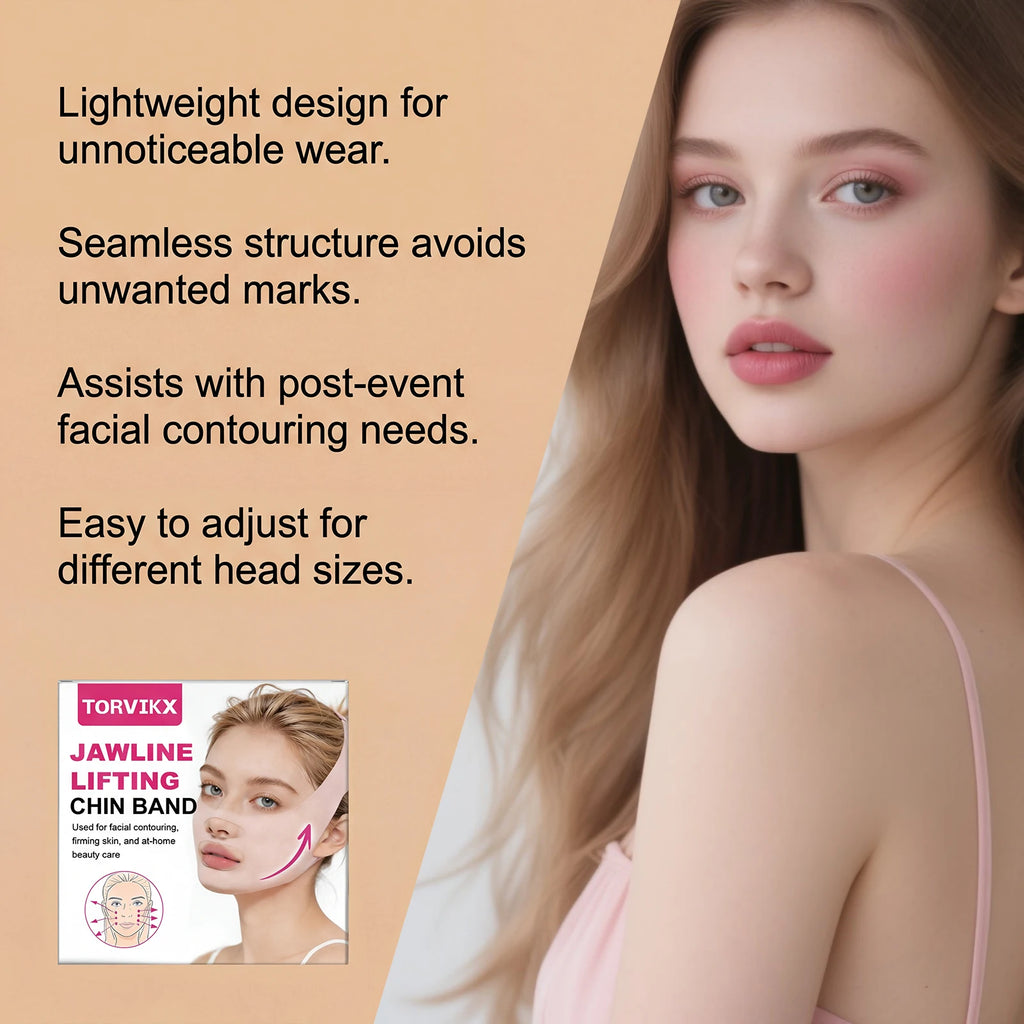 Jawline Chin Strap – Lightweight, Skin-Friendly Facial Contour Facial Contouring Strap Oasis Select