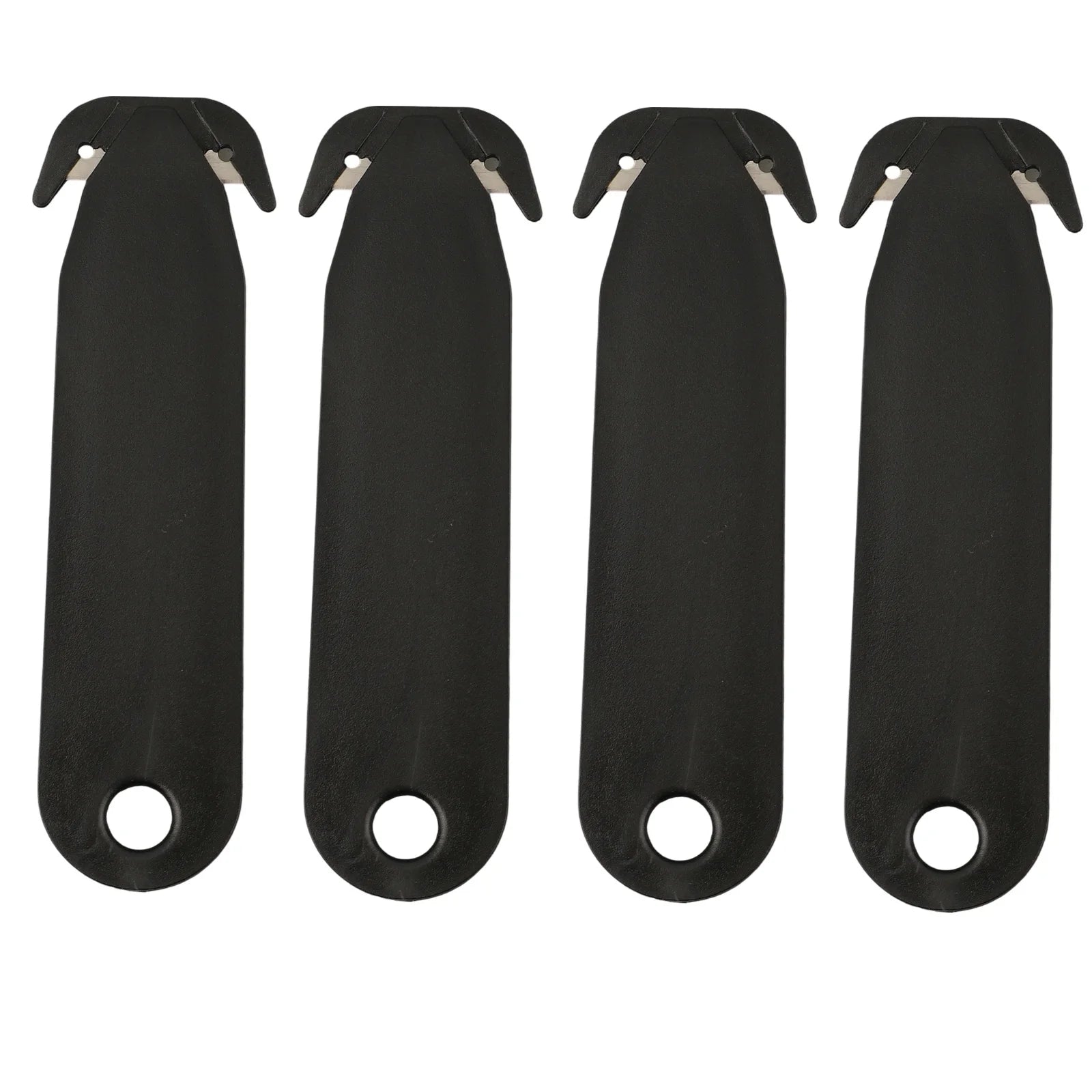 4/5PCS Double-edged Tool Box Cutters Safety Box Cutter Blade Unpacking Letter Opener Multi Tool Film Cutting Paper Cutter Oasis Select 4pcs black