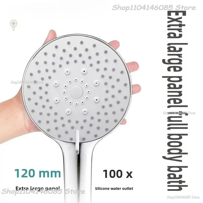 Shower Head Black Adjustable 5-Mode High Pressure Shower Head Bathroom Shower Kit with Large Water Outlet for Household Use Oasis Select