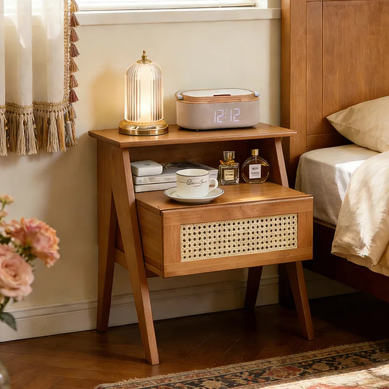 Bedside table, bedroom simple modern small cabinet, simple small bedside storage cabinet, household new storage bedside cabinet Oasis Select