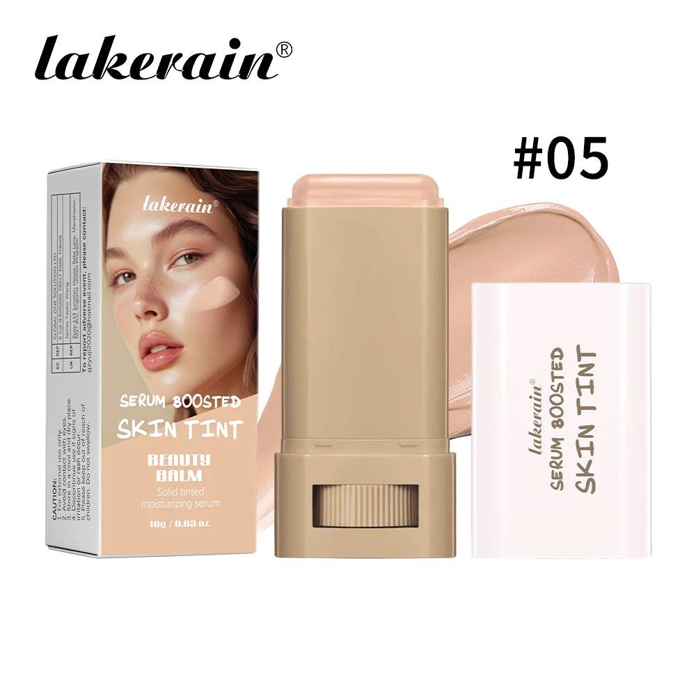 Stick Foundation Balm Serum Boosted Skin Tint Foundation Stick Smooth Plumper Hight Coverage Travel Bronze Foundation Stick Make Oasis Select 5for oily skin
