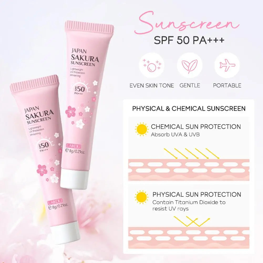 LAIKOU Sakura 4-Piece Skincare Set – Hydrating Gift Kit Skincare Gift Set Oasis Select