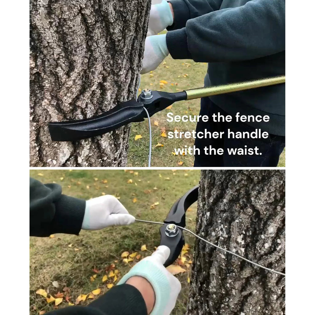 Fence Wire Stretcher Heavy Duty Carbon Steel 25.5 Inch Handle Fence Fixer Stretcher Tool for Home Fence Fixer Stretcher Tool Oasis Select