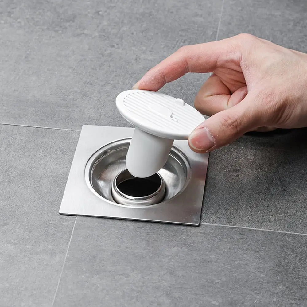 Whale Magnetic Shower Drain Stopper & Odor-Block Hair Trap