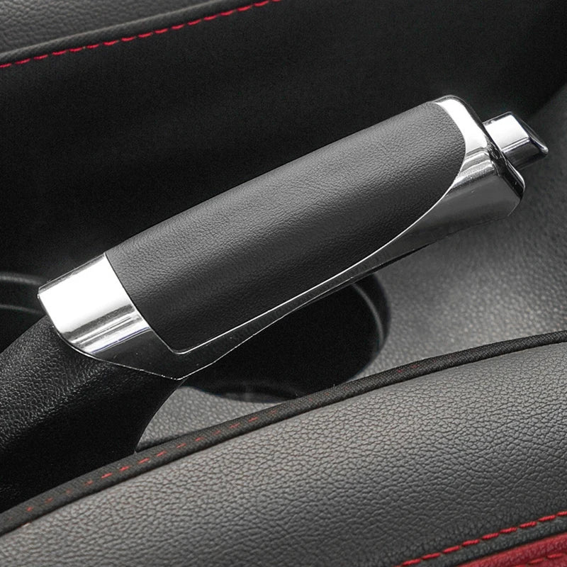 Universal Car Hand Brake Cover PU Leather Handbrake Guard Case Gear Shift Protector Decoration Car Interior Accessories Oasis Select