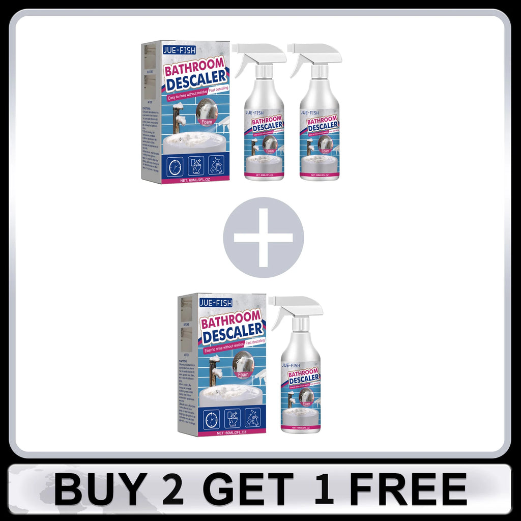Stubborn Stains Cleaner Quickly Remove Bathroom Foam Cleaner Spray Descaling Cleaning Agent for Glass Wash Basin Stainless Steel Oasis Select Buy 2 Get 2 Free