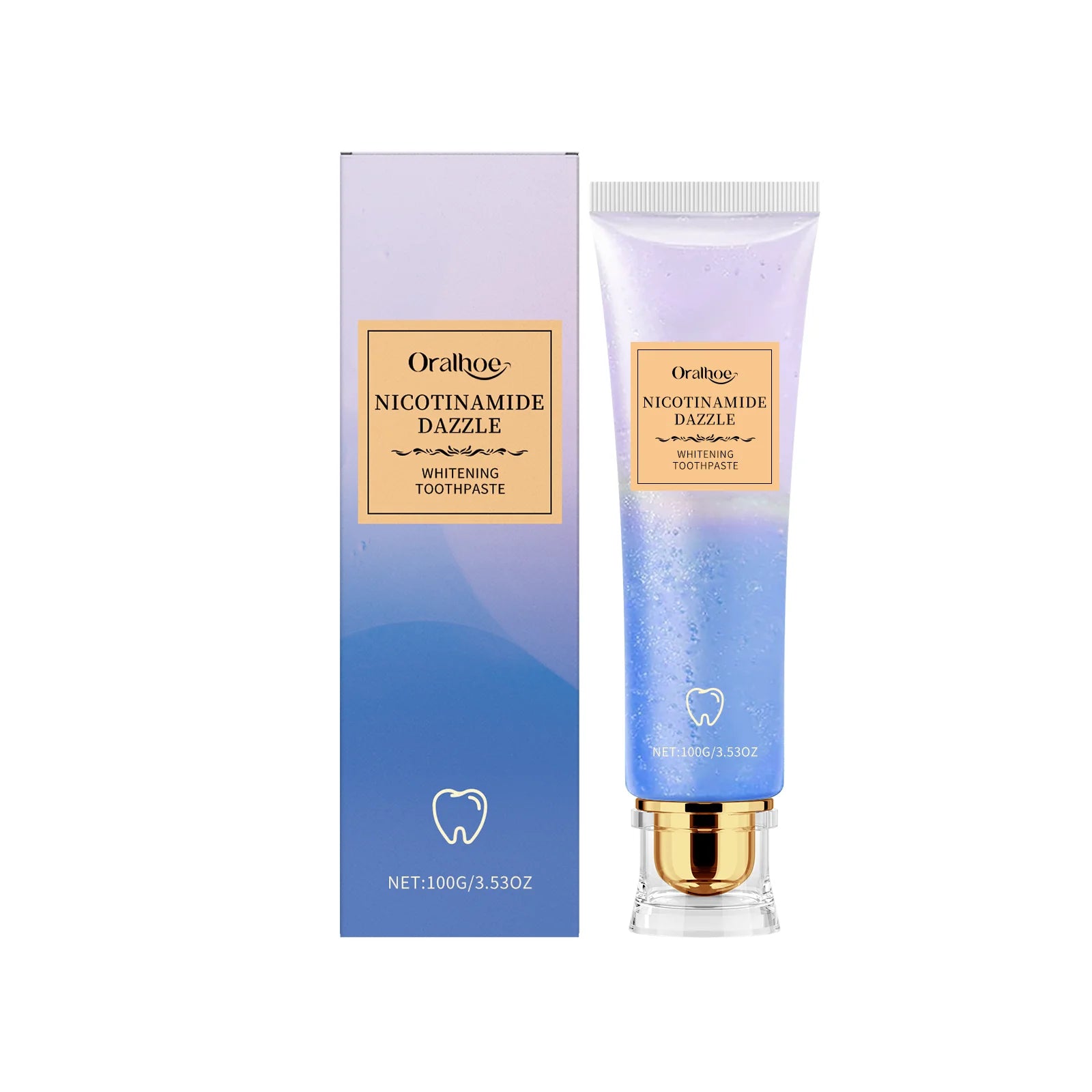 Niacinamide Corrector Toothpaste Whitening Teeth Stain Plaque Remover Protect Enamel Reduce Yellowing Tooth Refreshing Oral Care Oasis Select 100g boxed
