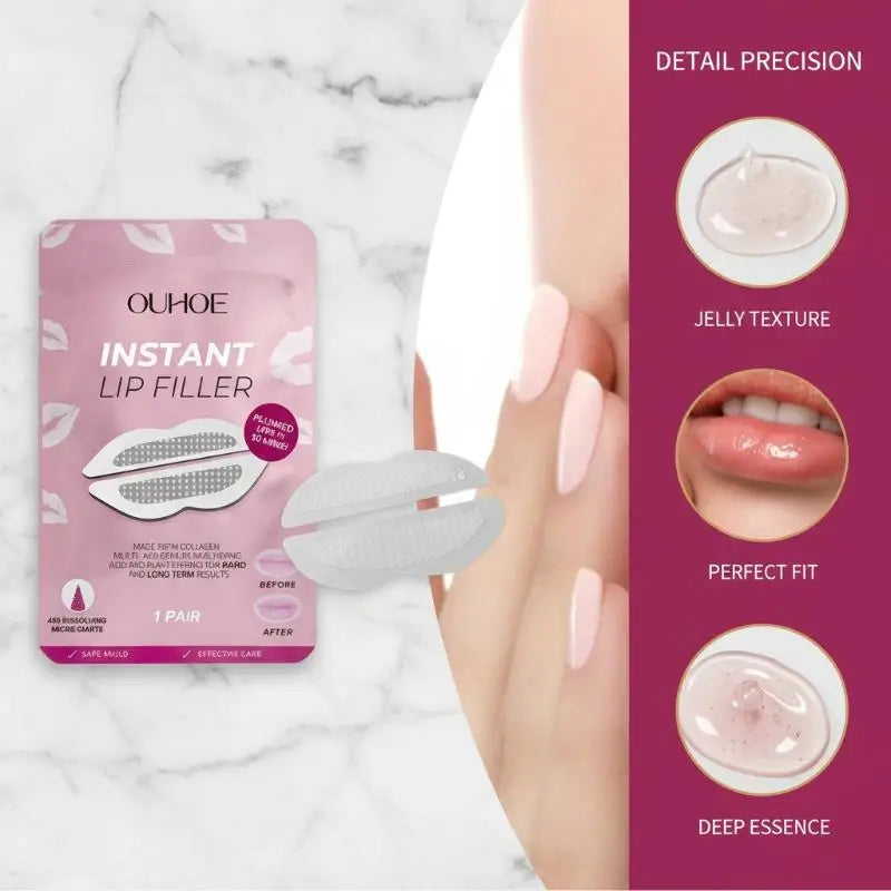 Hyaluronic Acid Lip Patches – Plump, Firm & Smooth | AQTOCNA Lip Mask Patches Oasis Select