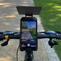 Mobile Phone Sunshade Anti-Glare Sun Shade for Phones Cellphone UV Protection Cover Folding Smartphone Sunshade for Car Bike Oasis Select Red