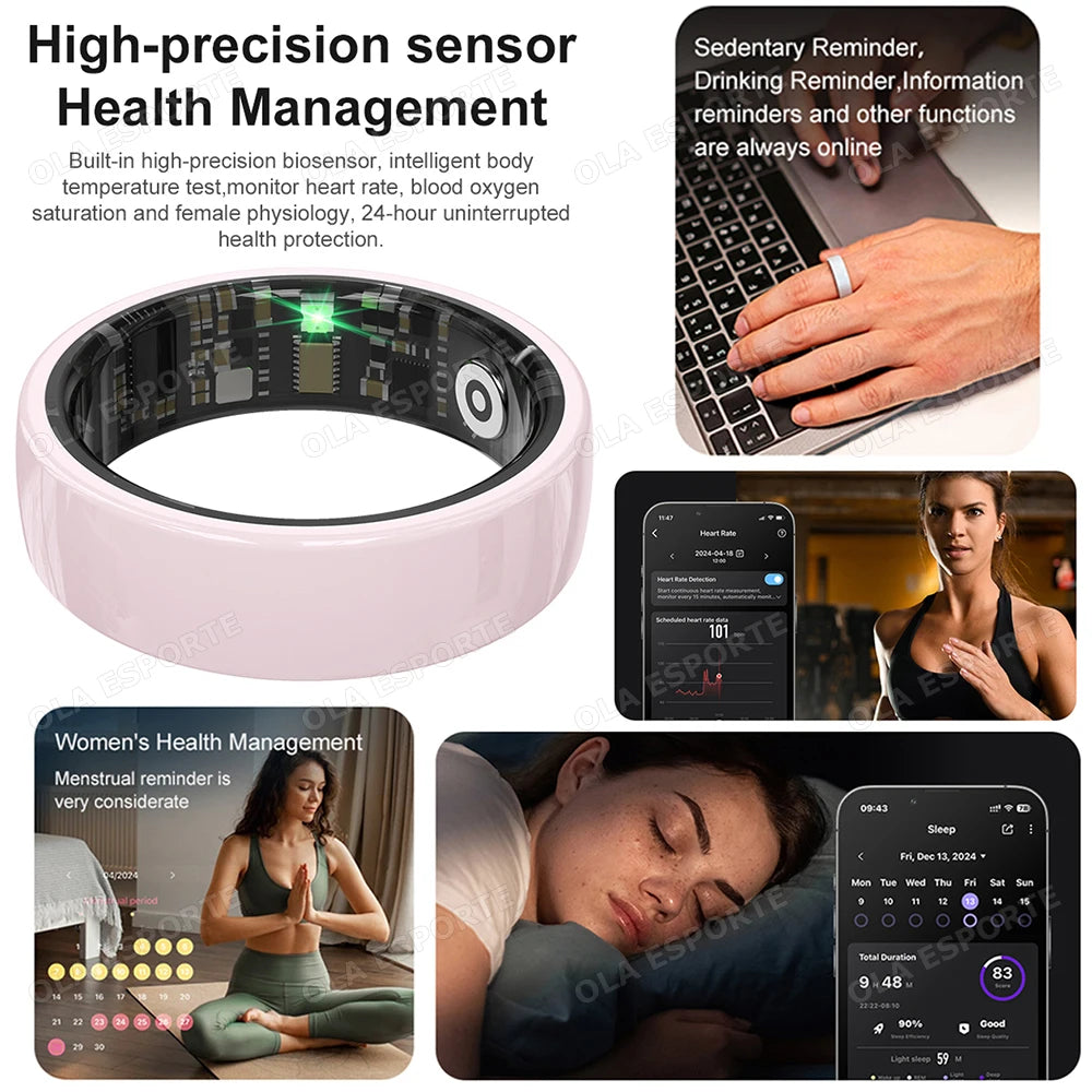 Ola Esporte Smart Ring – Heart Rate, Sleep & Health Tracker