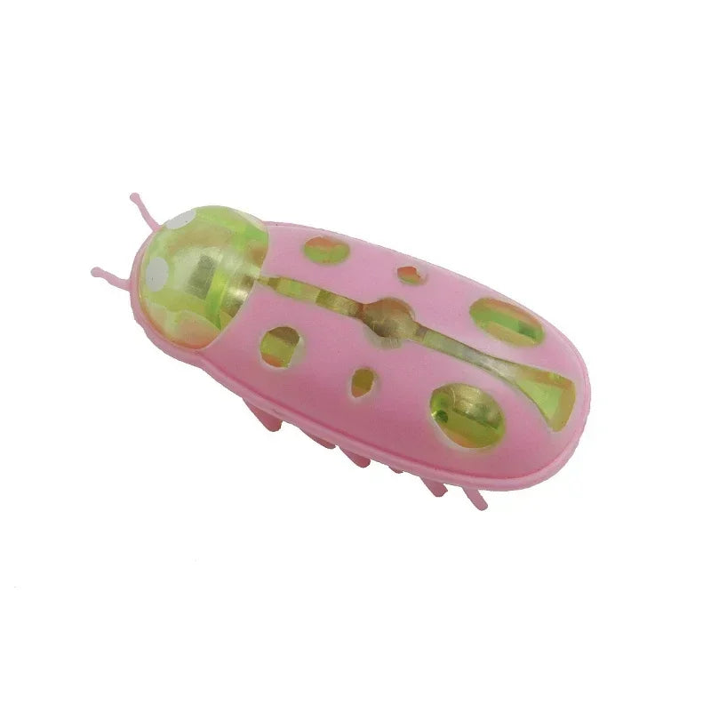 Electric Bug Cat Toy Automatic Flip Battery Operated Pet Dog Beetle Playing Interactive Toy Interactive Cat Toy Pet Supplies Oasis Select G