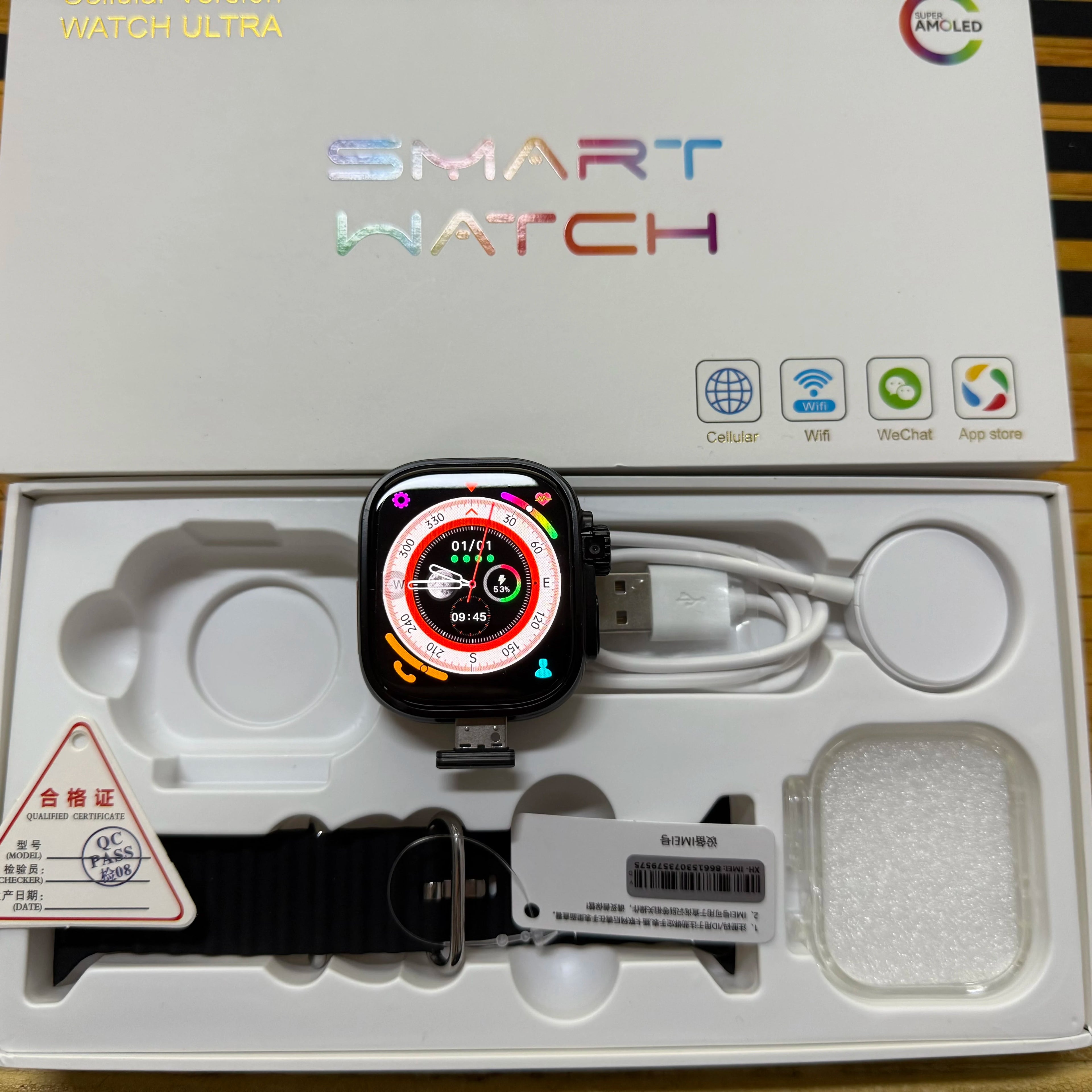 S10 Ultra 3 Smartwatch 4G AMOLED GPS Android 10 Rotary Camera