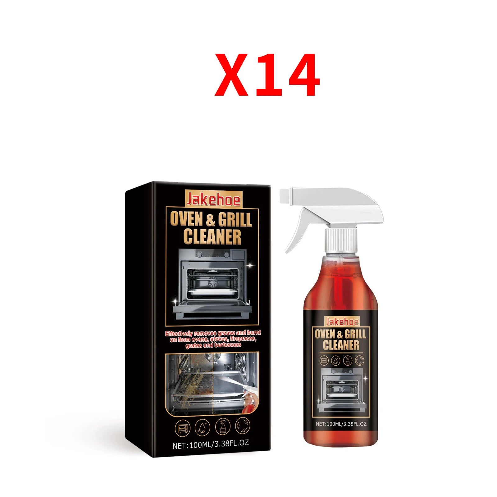 Stove Oven Foam Cleaner Quick Cleaning Inner Wall Dirt Grill Oil Stains Food Residues Unpleasant Odour Grease Stove Oven Cleaner Oasis Select 1400ml boxed