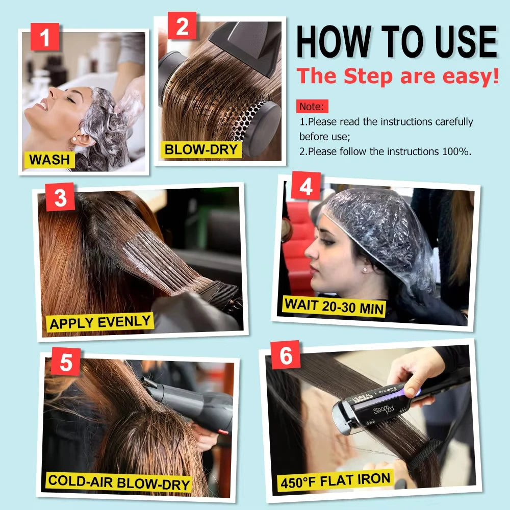 1000ml Brazilian Keratin Hair Treatment 0%/5%/8%/12% Formalin Smoothing Straightening Soften Hair Care Professional Salon PURC Oasis Select