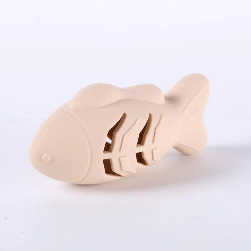 Small Fish Hiding Food Grinding Teeth Entertainment Pets Interactive Toys Durable Bite-Resistant Silicone Hide Snacks Pets Toy Oasis Select A1