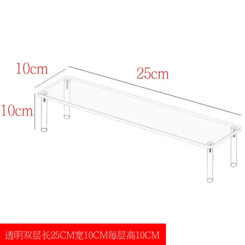 Acrylic Multi-Layer Display Rack for Figurines, Dolls & Toys