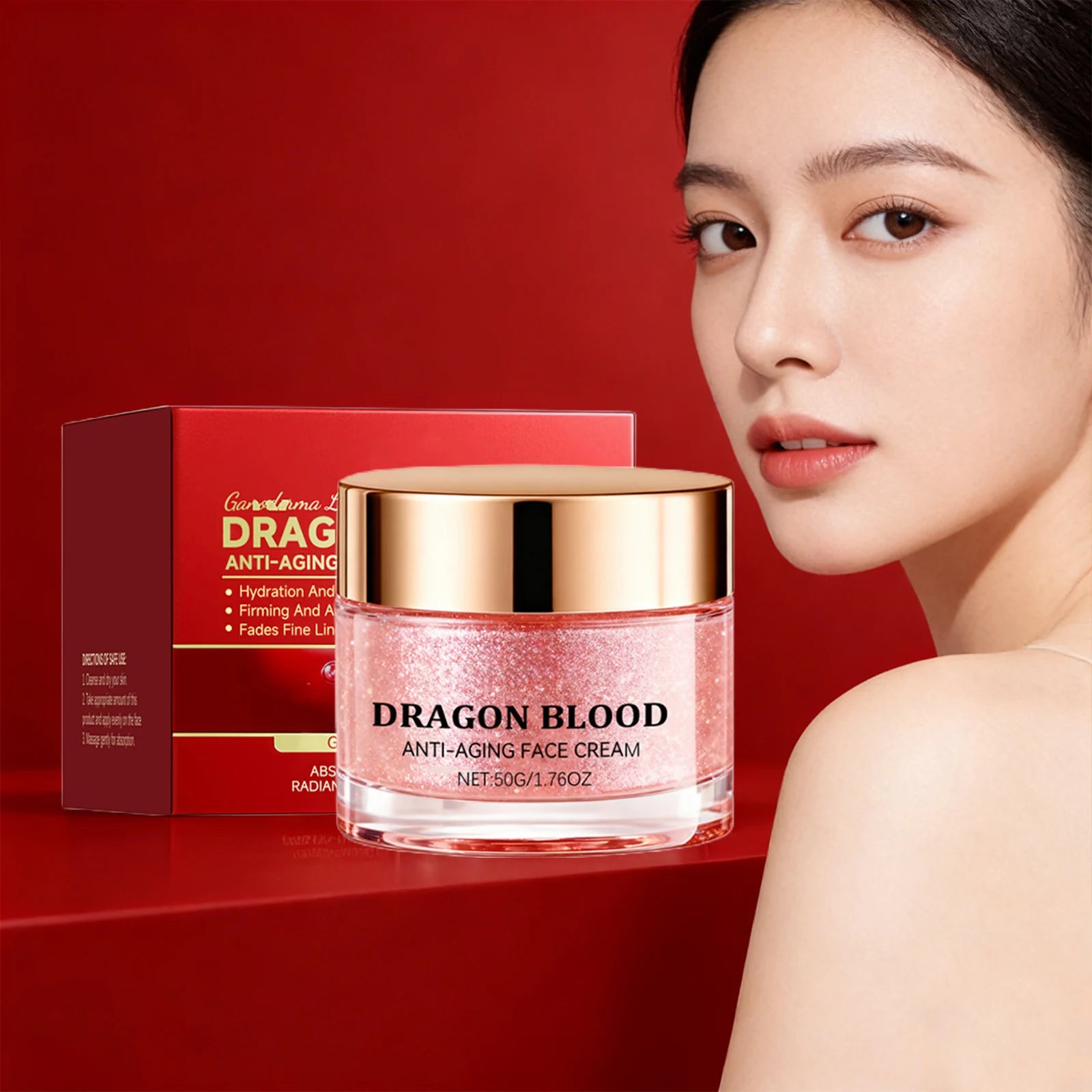 Dragon Blood Face Cream Anti Aging Fade Fine Lines Moisturizing Nourishing Skin Hydrating Improve Dry Skin Firming Face Care Oasis Select