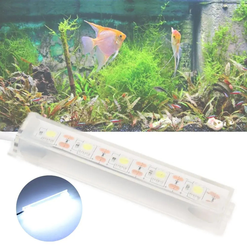 White Light Aquarium LED Light Small Size Soft LED Lighting USB Aquarium Light USB Powered Mini Aquarium Lamp Aquarium Plants Oasis Select