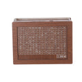Wooden Money Box with Counter | Vintage Palace-Style Transparent Piggy Bank for Savings Oasis Select 2000 Euro