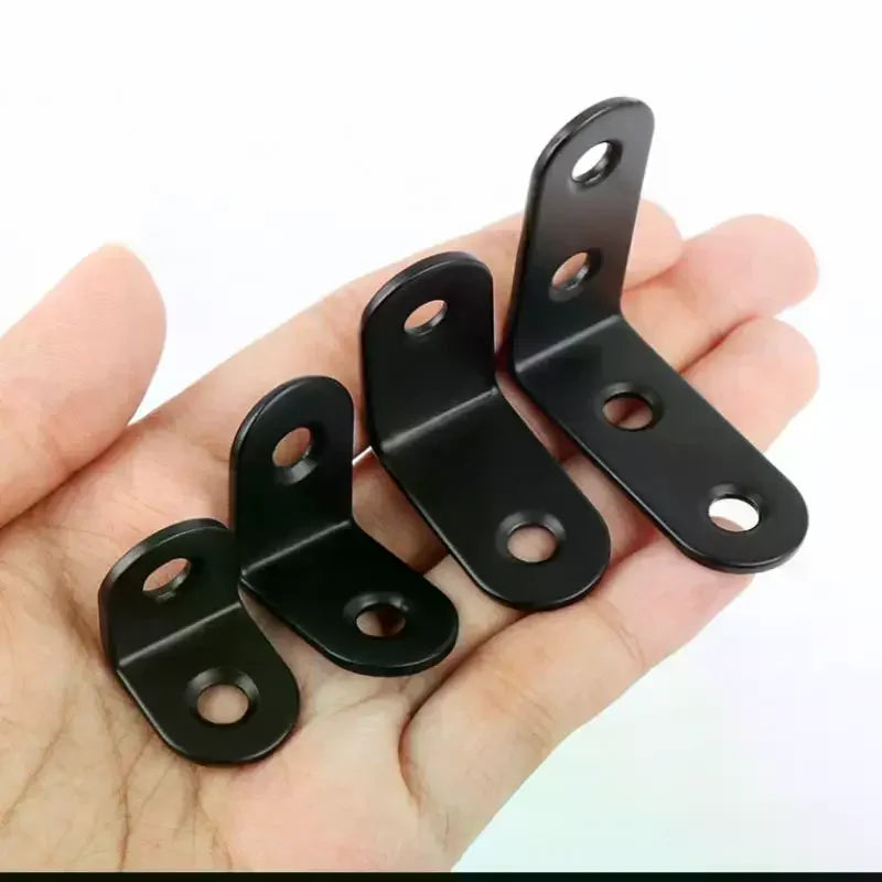 Stainless Steel Angle Bracket, Right Shelf Support, Corner Bracket, 90 ° Furniture, L or I Shape, 10 Pcs, 20Pcs Oasis Select