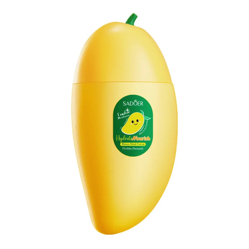 SADOER Fruit Hand Cream – Mango Peach Aloe Lemon 50g Moisturizing Hand Cream Oasis Select Mango