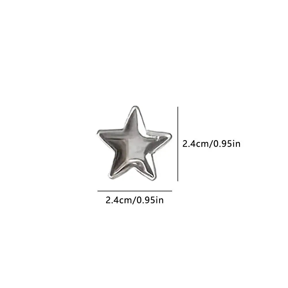 2.4CM 10/20pcs Creative Star Magnetic Refrigerator Patch For Photo Wall Mounting Entry Door Magnetic Sticker Home Decoration Oasis Select