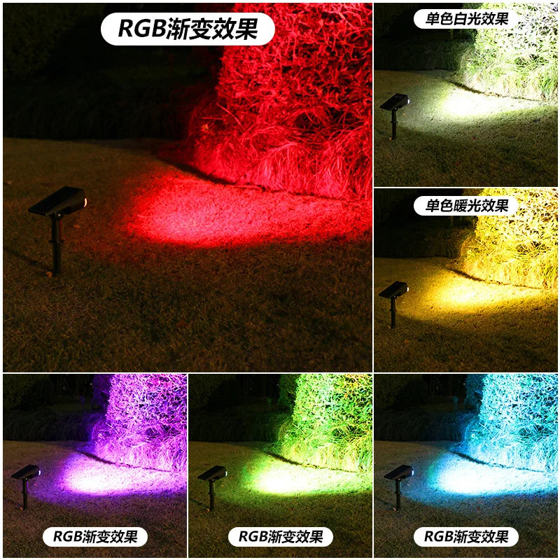 Solar Spotlights Dual Use Tree Light Outdoor Super Bright Landscape Light Garden Garden Villa Decorative Spotlights Lawn Oasis Select