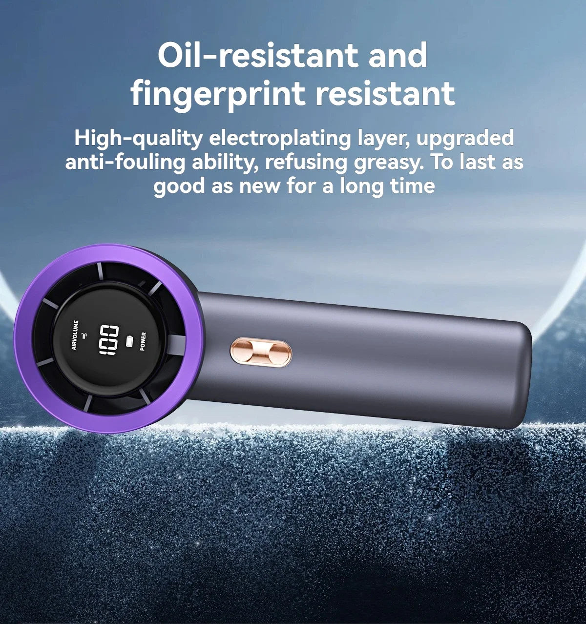 URGGU Bladeless Turbo Fan – 199 Speeds, 3000mAh USB Portable