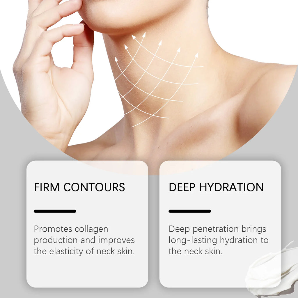 Firming Neck Cream Tightening Lift Double Chin Sagging Reduce Fine Lines Necklines Shaping Brightening Beauty Korean Skin Care Oasis Select