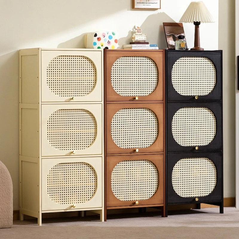 Household entrance shoe cabinet large capacity simple narrow multi-layer vertical small shoe cabinet corridor Oasis Select