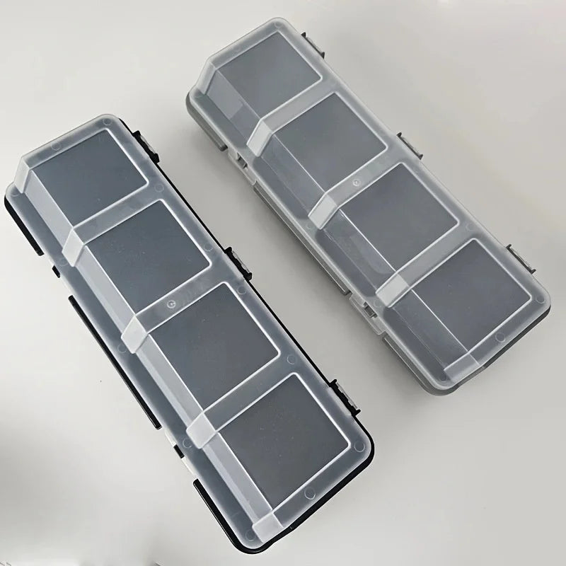 1Pcs Parts Storage Box Plastic Screw Organizer Box with 4 Compartment Tool Part Container Bin with Lid Display Storage Case Oasis Select