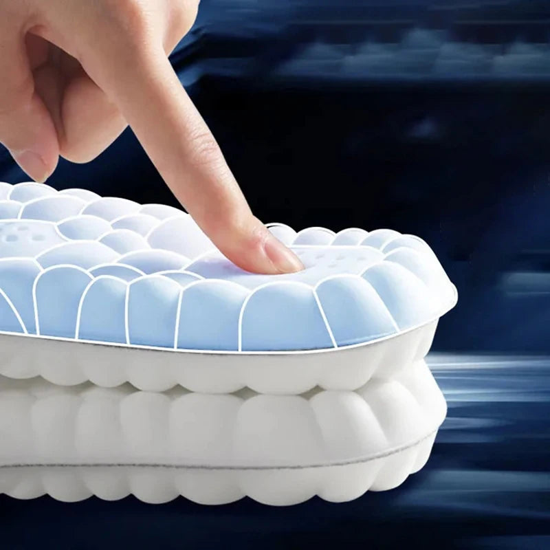 Latex Sport Insoles Soft High Elasticity Shoe Pads Orthotic Breathable Deodorant Shock Absorption Cushion Arch Support Insole Oasis Select
