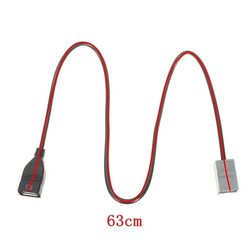 USB CABLE ADAPTER AUX 2008 Onwards For CIVIC JAZZ/CR-V ACCORD/CR-Z 09-13 MP3 Oasis Select Black