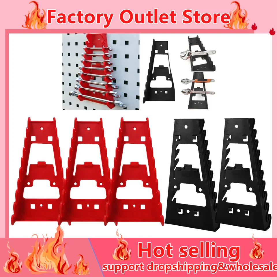 Wrench Organizer Tray | Plastic Spanner & Socket Rack Holder Tool Organizer Tray Oasis Select AAABB