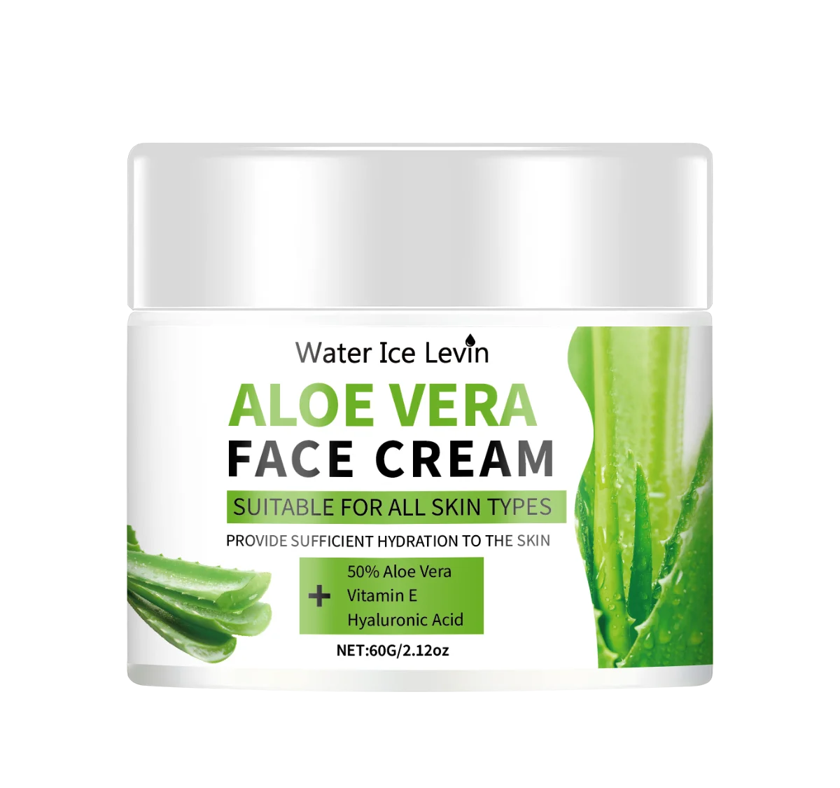 Aloe Vera Face Cream – Hyaluronic Acid & Collagen Moisturizer Face Moisturizer Cream Oasis Select