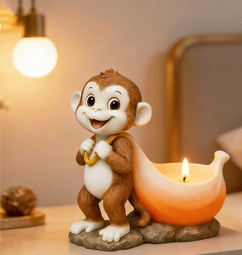 DIY Epoxy Film Scented Candle Cup Monkey Flower Pot Storage Silicone Mold Cement Gypsum Cup Abrasive Oasis Select