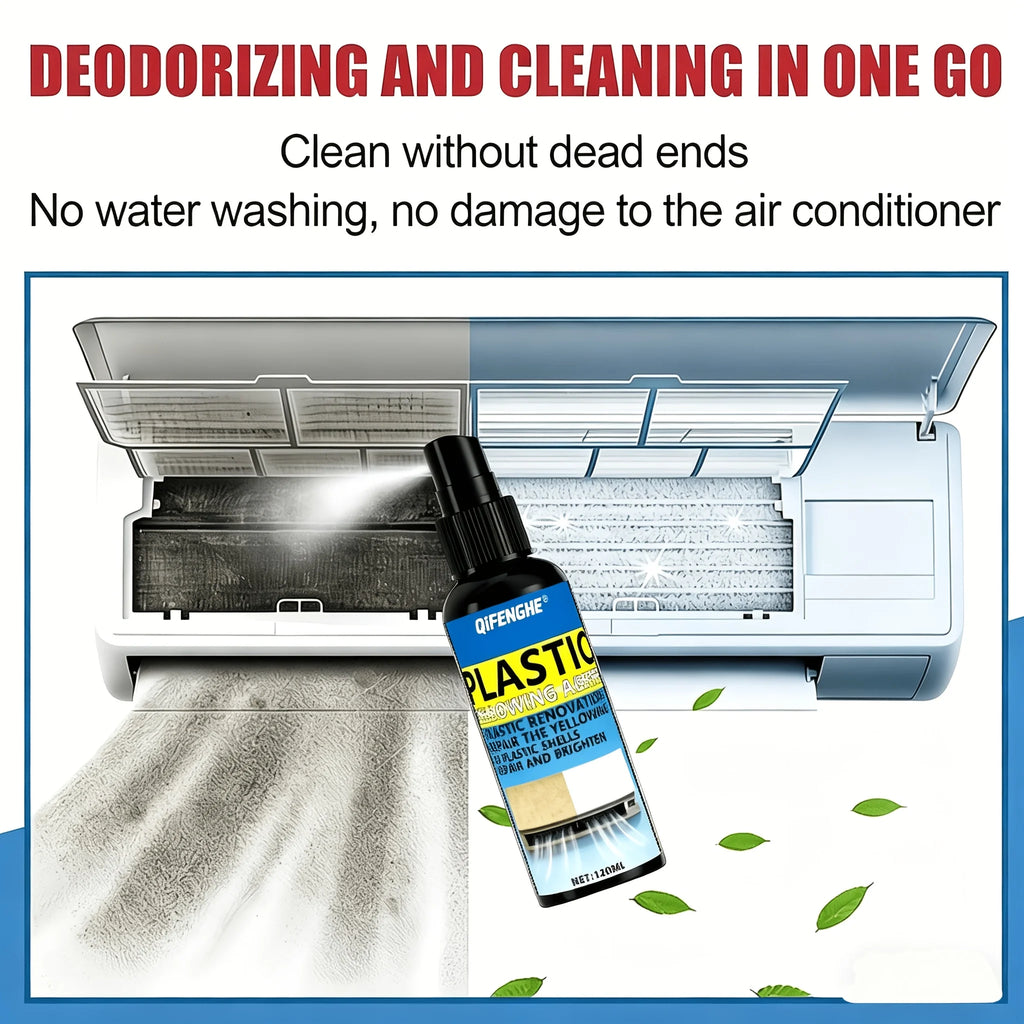 Home Air Conditioner Care Spray Plastic Conditioner & Coil Cleaner for Energy Saving Cooling & Heating Efficiency Improvement Oasis Select