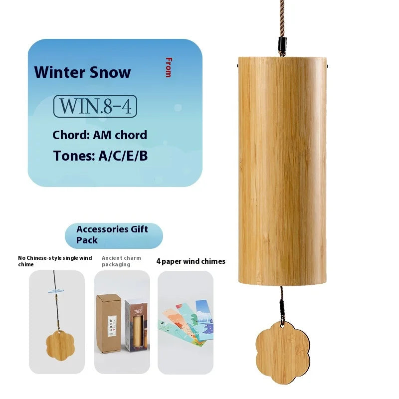 8-note Chord Wind Chime Balcony Bedroom Hand Wind Chime Portable Musical Instrument Oasis Select 8 tones winter