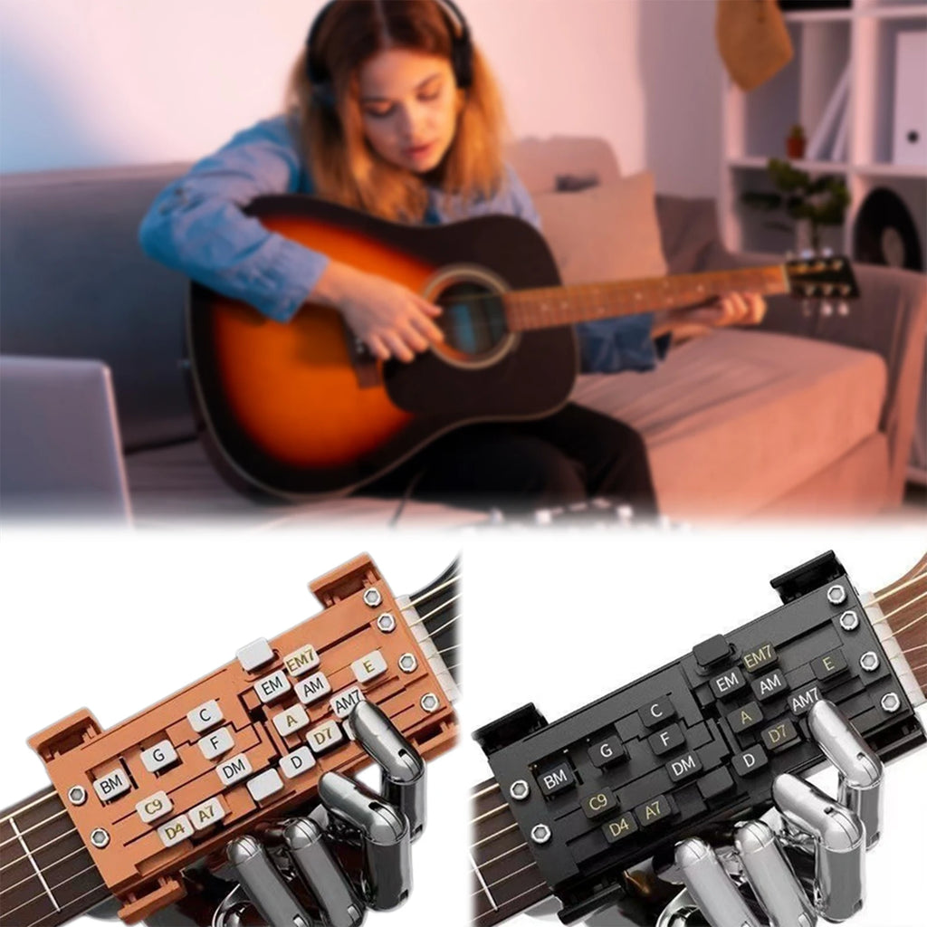 Guitar Chord Presser – One-Touch Chord Learning Aid | Crazy Stone