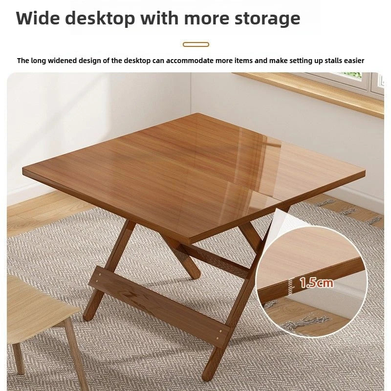 Rental house dining table Multifunctional foldable table Outdoor stall Small dining table Small apartment can store new products Oasis Select